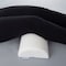 Fleming Supply Memory Foam Back Pillow/Half Moon Lumbar Bolster Cushion for Back Pain Relief, Leg, Knee, Sleeping 574545TBF - alternate 3
